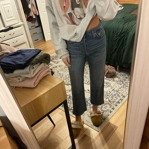 Levi Ribcage Ankle Straight Jeans